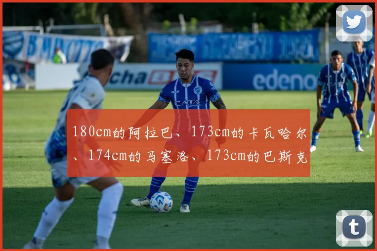180cm的阿拉巴、173cm的卡瓦哈尔、174cm的马塞洛、173cm的巴斯克斯